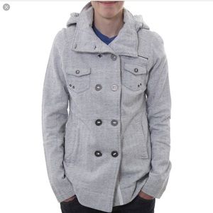 Hurley Winchester Fleece Hoodie Light Grey